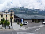 Dworzec w Le Fayet skd wyruszylimy Tramwajem du Mont Blanc