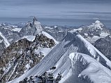  Matterhorn(4478m) i Dent Blanche(4357m) z Lyskamma